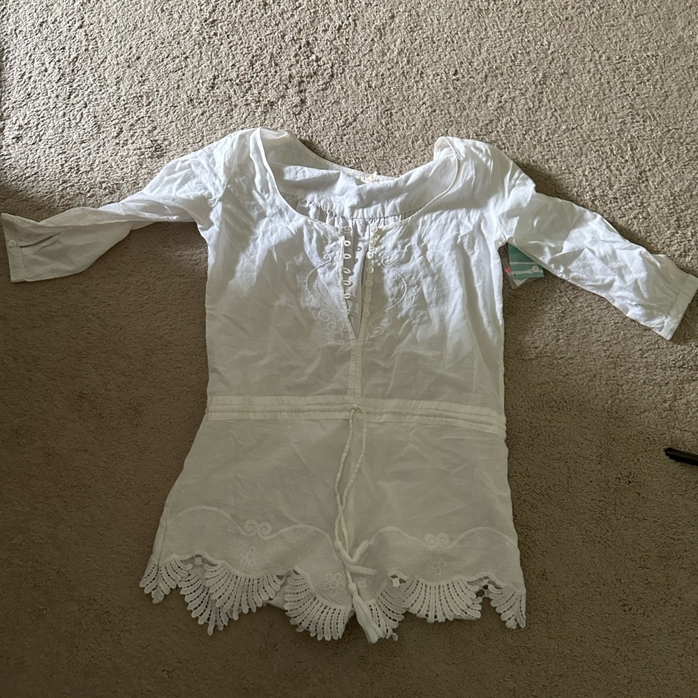 Rip Curl White Swim Coverup